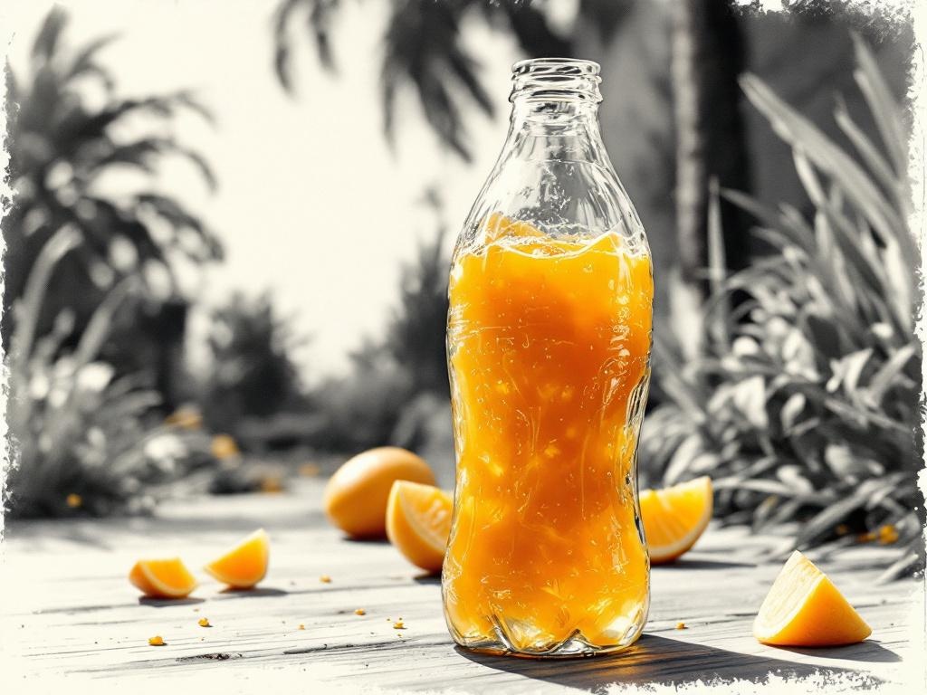 ECU · Sun on bottle: Bottle in direct sunlight, outdoor backdrop.